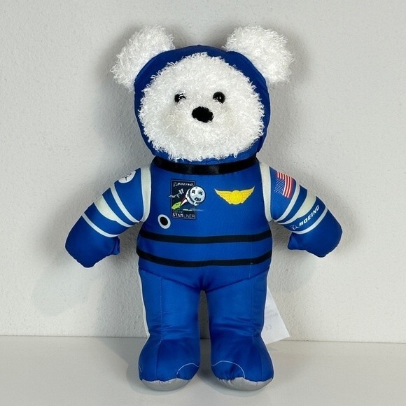 Boeing CST-100 Astronaut Plush Bear 14 inch - Picture 1 of 7